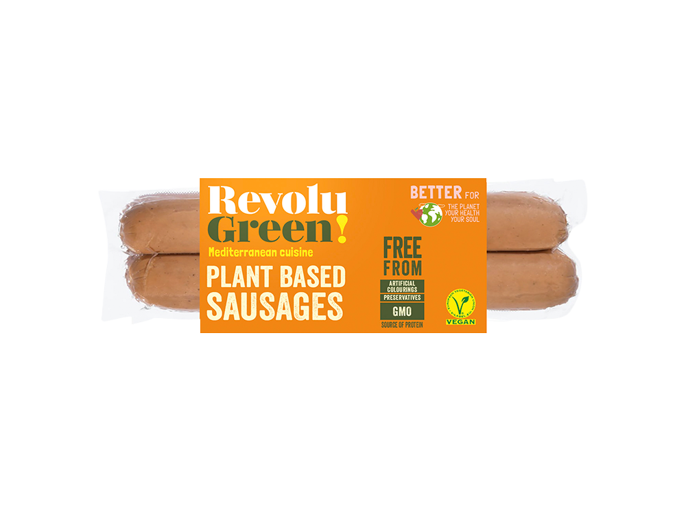 Plant-based sausages