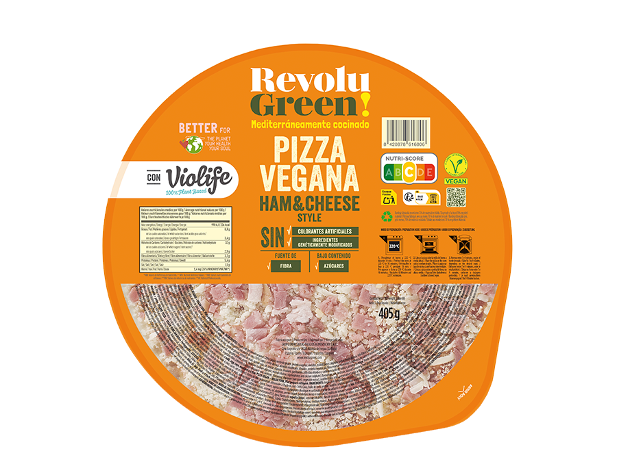 Vegan Pizza HAM&CHEESE STYLE 