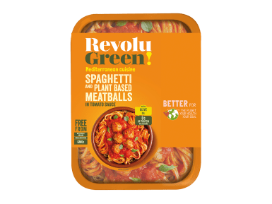 Spaghettis and Plant Based Meatballs and Tomato Sauce