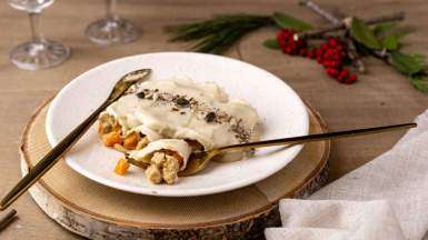 VEGAN CANNELLONI WITH STRIPS